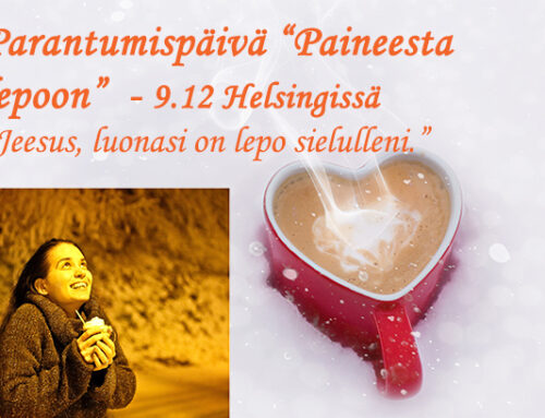 Parantumispäivä ”Paineesta lepoon” 9.12 Helsingissä